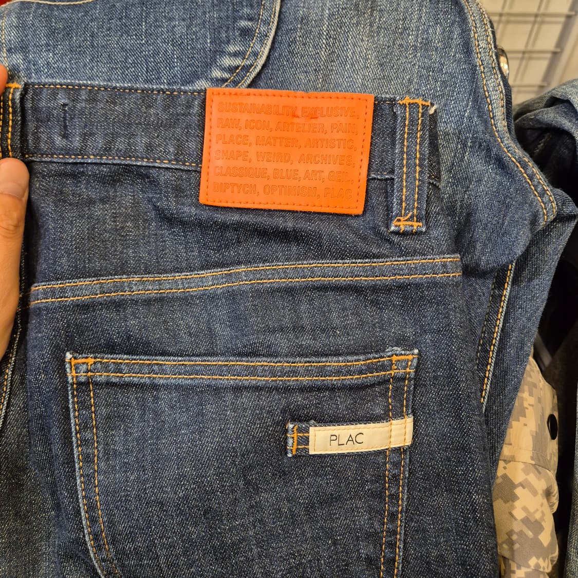 32인치 플랙진 STEEZE 진청바지  상품이미지3