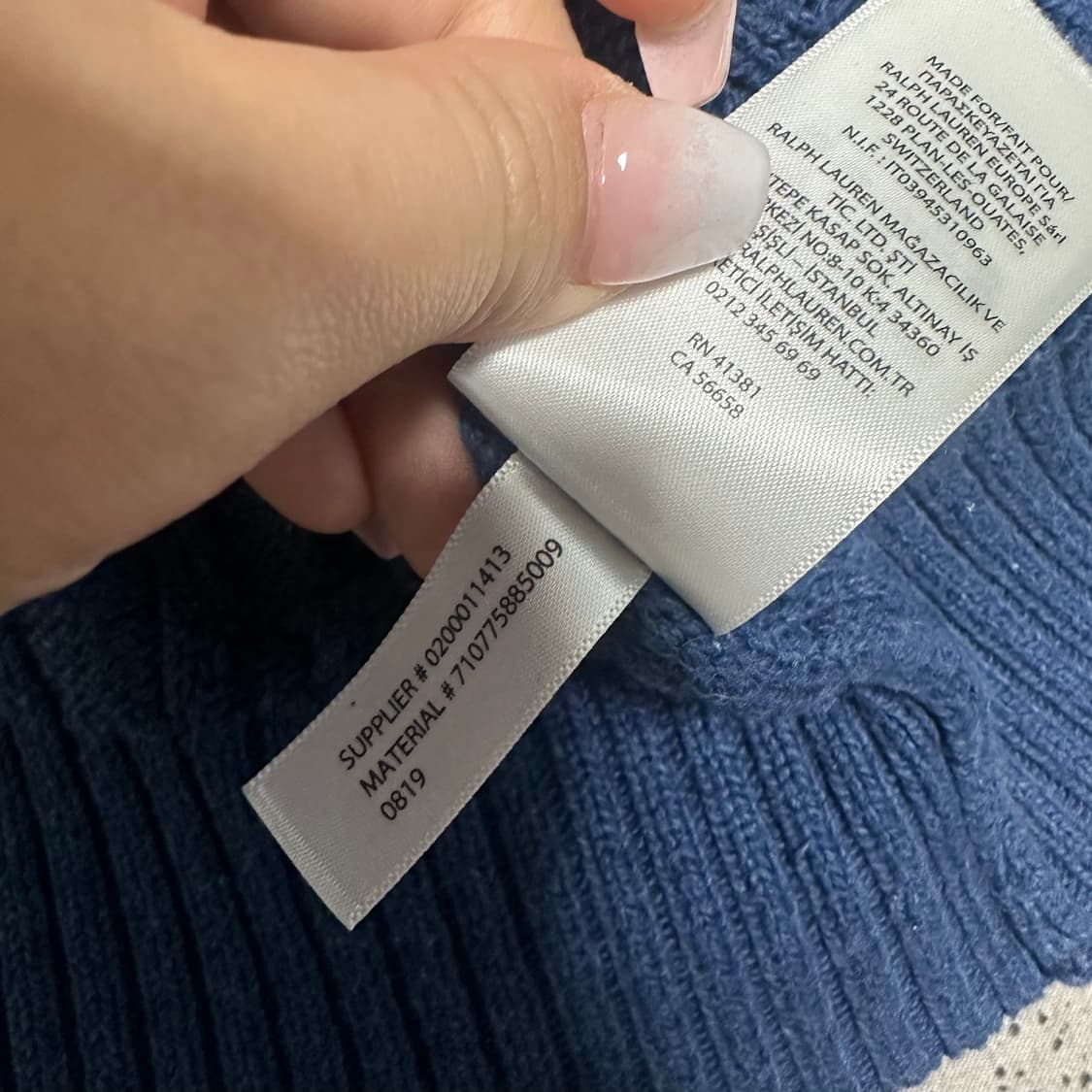 ✨ (바배) 폴로 랄프로렌 꽈배기 니트 맨투맨 상품이미지4