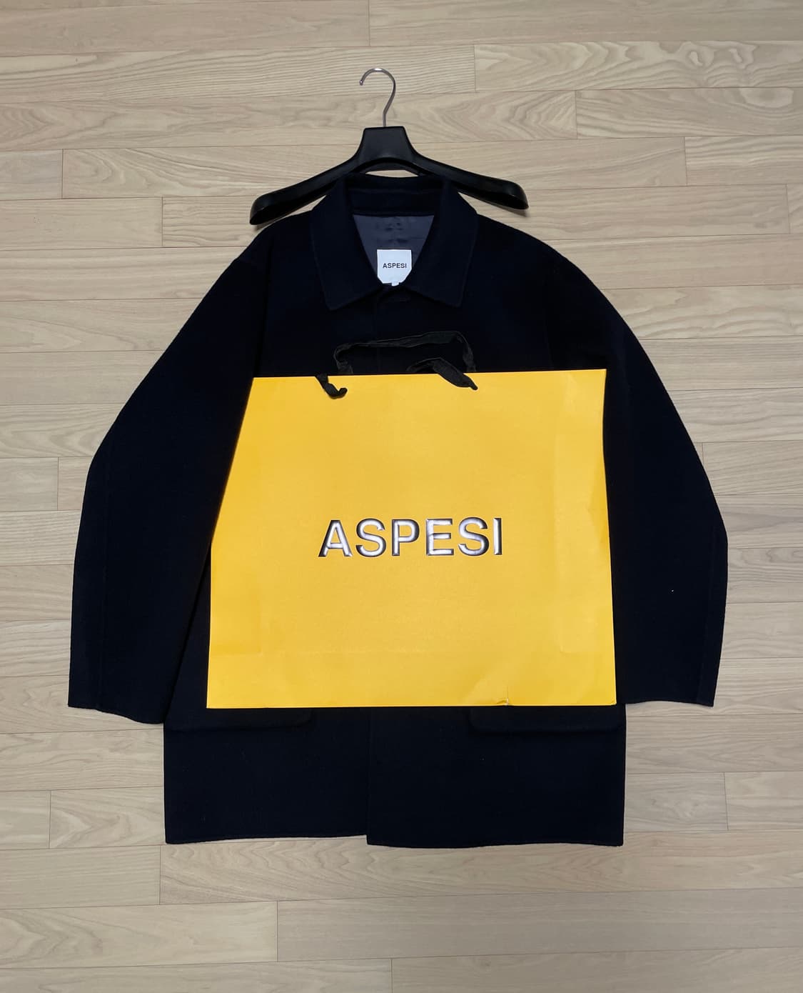 ASPESI 캐시미어 남성 하프 코트 팝니다 상품이미지8