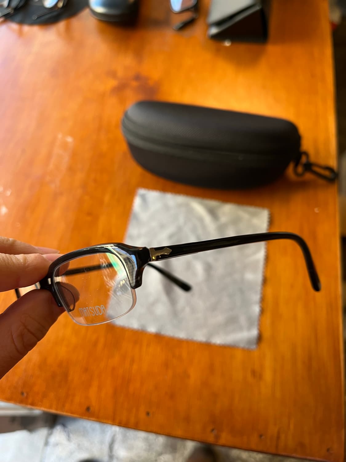 마츠다 반무테 안경 상품이미지2