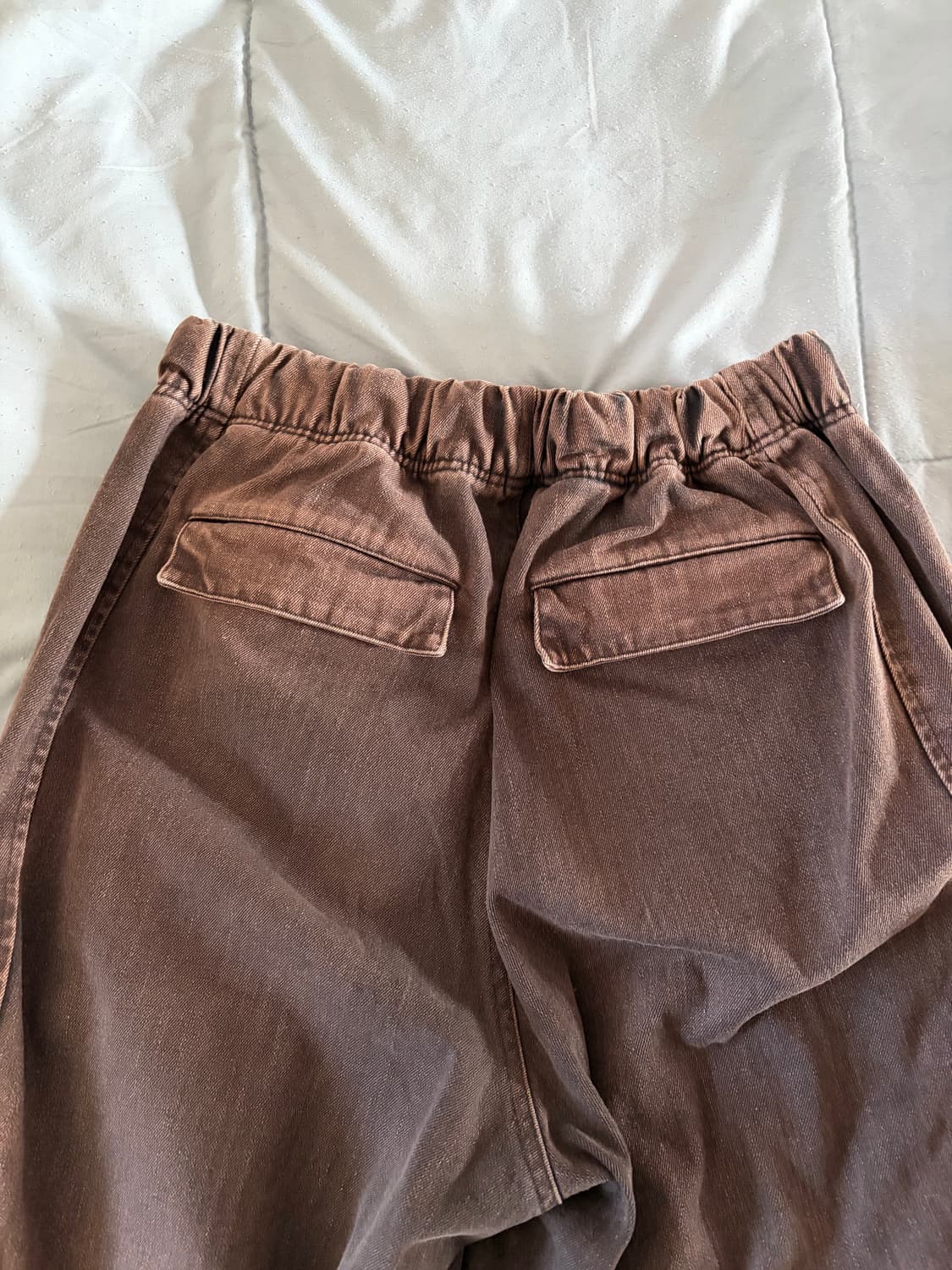 해칭룸 밀팬츠 워시드 블랙 — 1사이즈 상품이미지4