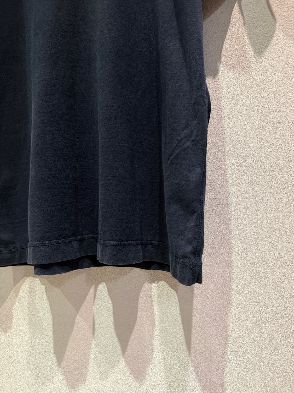 Bastong Solid Navy V-Gusset Shirt 상품이미지5