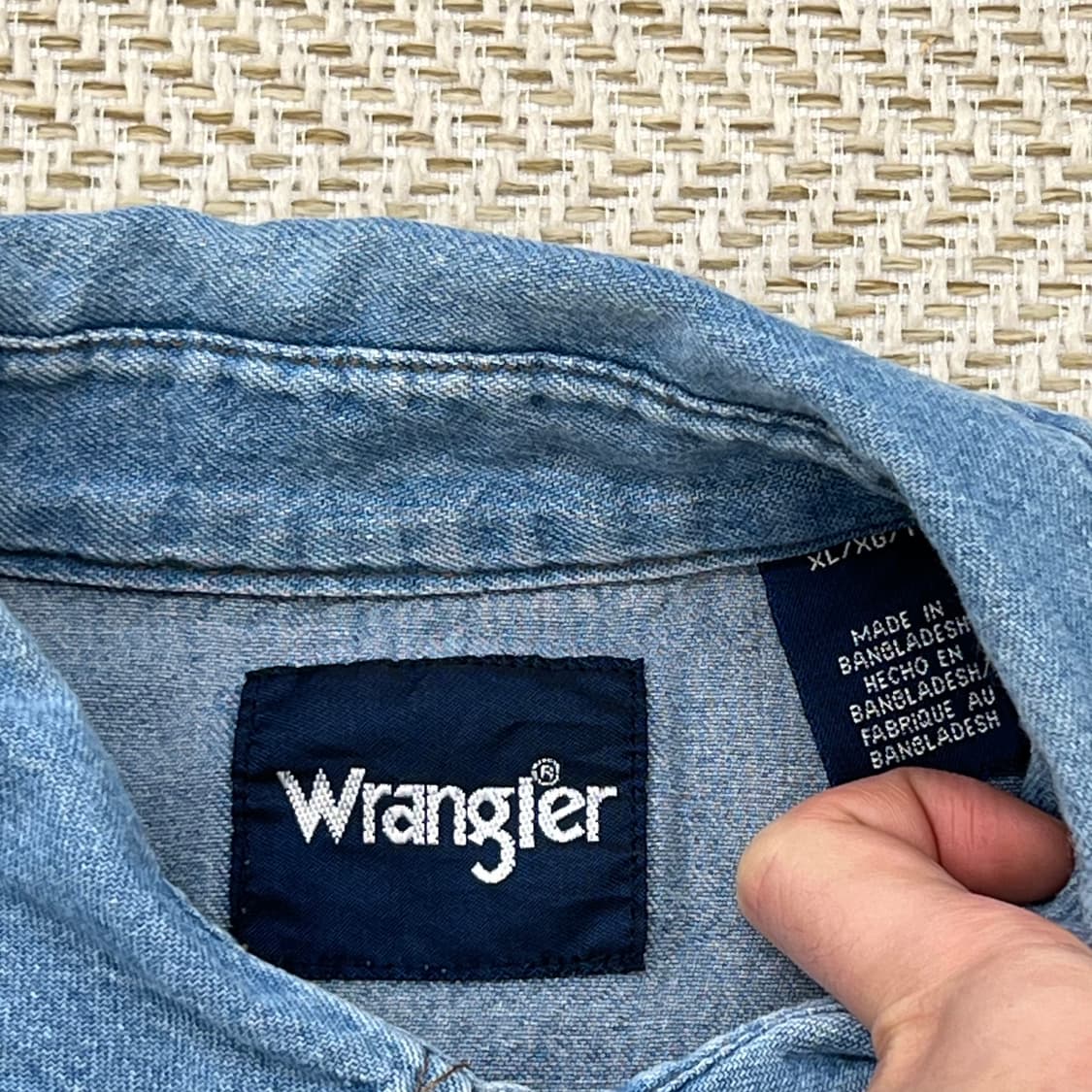랭글러 데님셔츠 r2425 상품이미지7