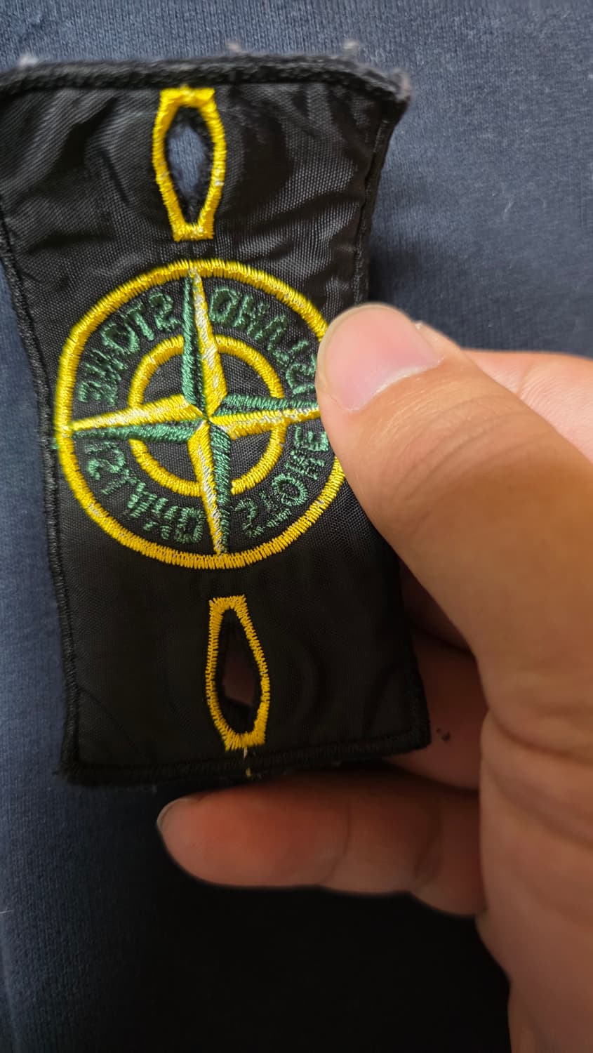 [m]스톤아일랜드 후드티 네이비 상품이미지3