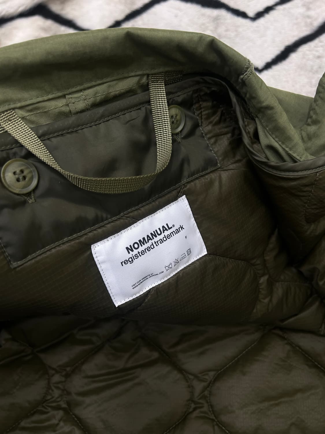 [실측XL]노매뉴얼 피쉬테일/카키 상품이미지6