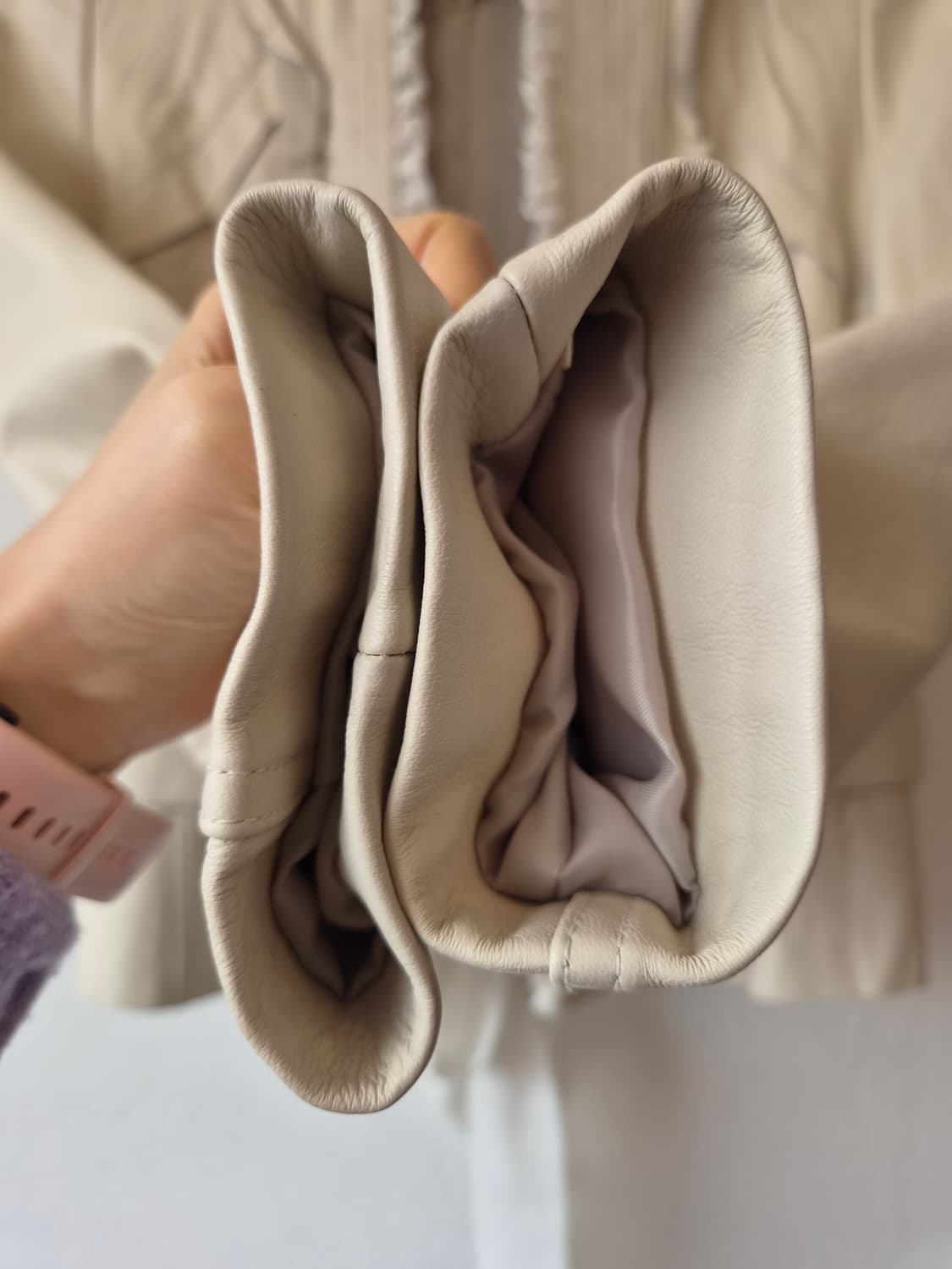 North Beach 여성 프릴양가죽자켓 M55사이즈 상품이미지5