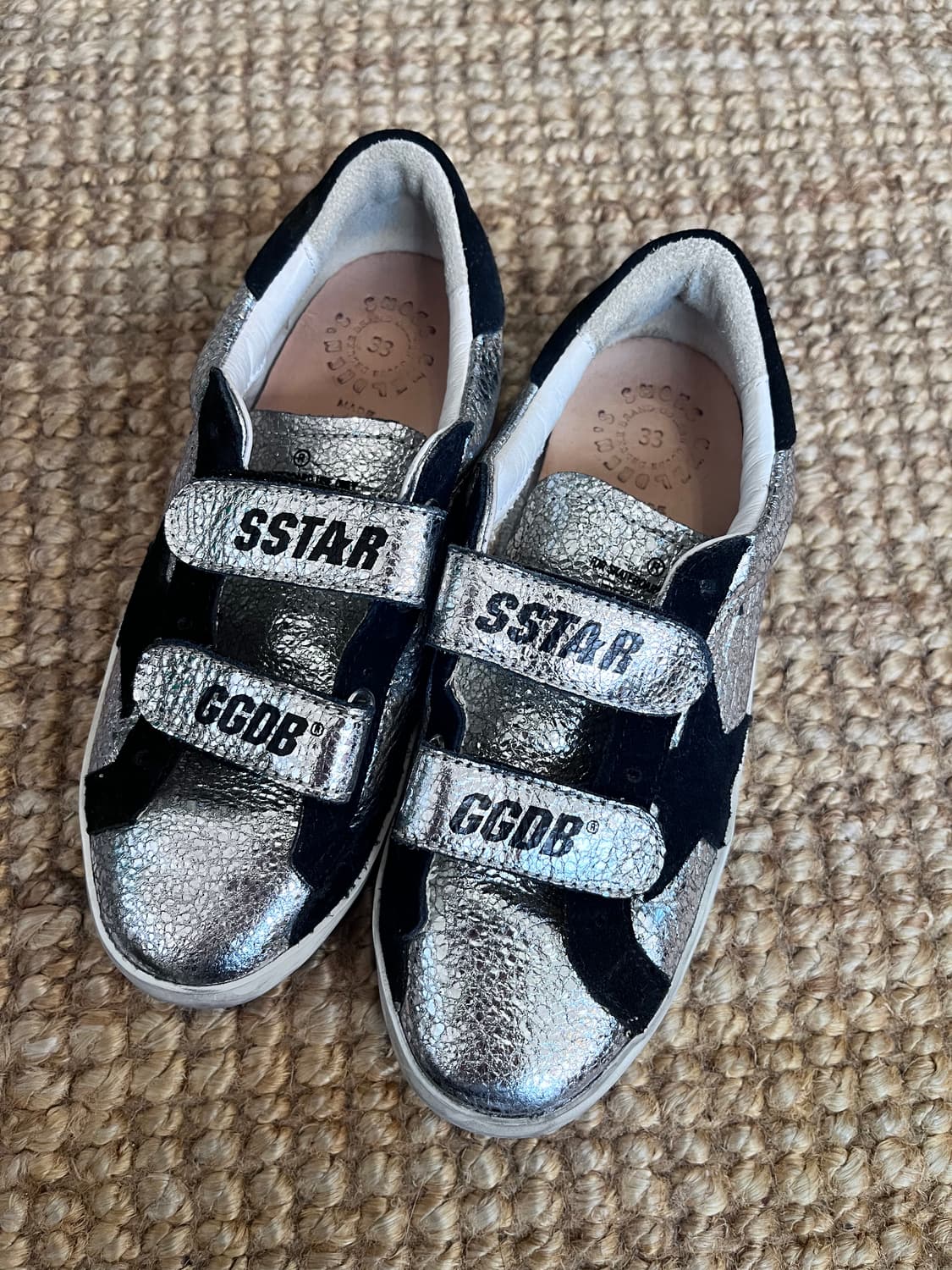 골든구스 키즈 슈퍼스타메탈실버 33사이즈 상품이미지1