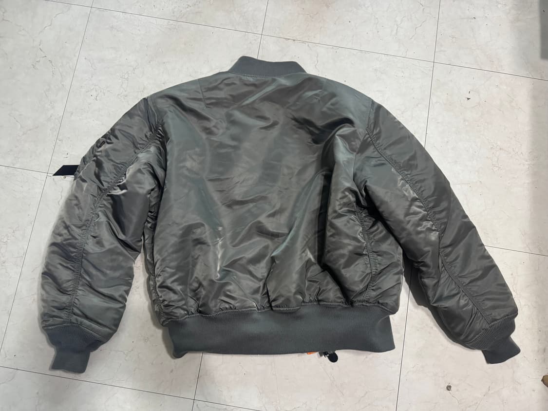 알파인더스트리 MA-1 항공점퍼 그레이 xl 상품이미지2