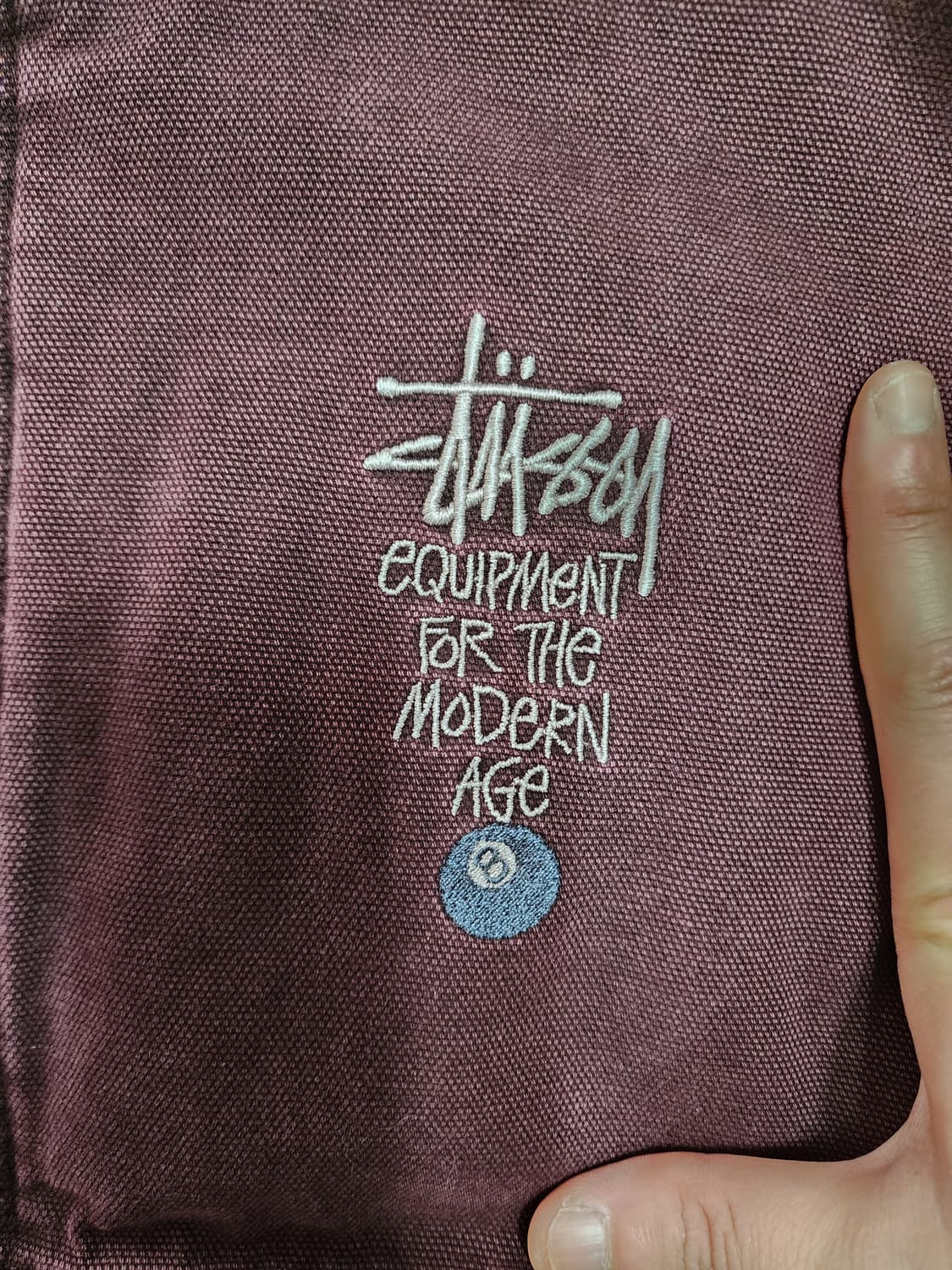 스투시 캔버스 인슐레이티드 워크자켓 버건디 xxl 상품이미지2