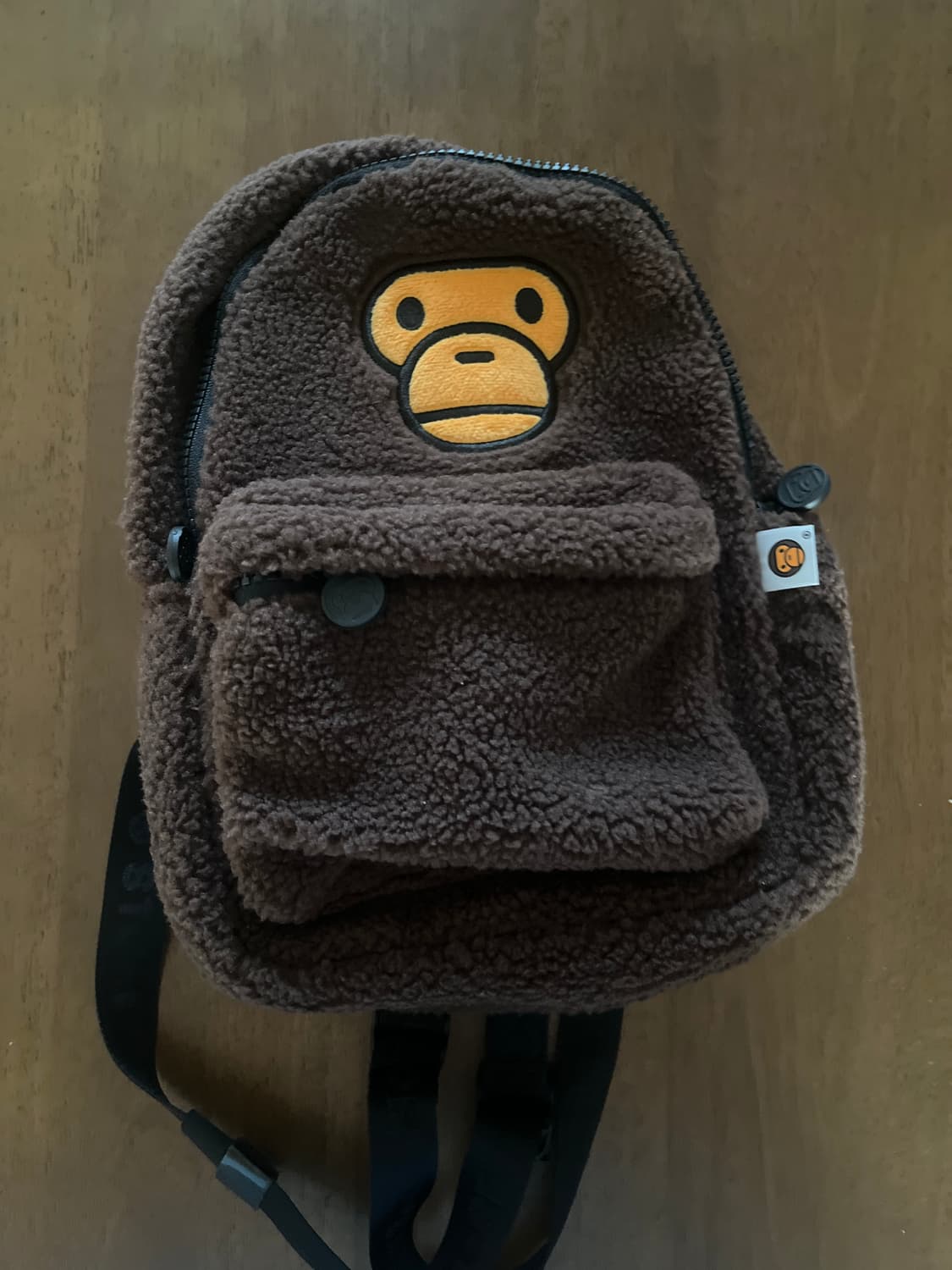 베이프 베이비 마일로 미니 퍼 백팩 브라운 상품이미지2