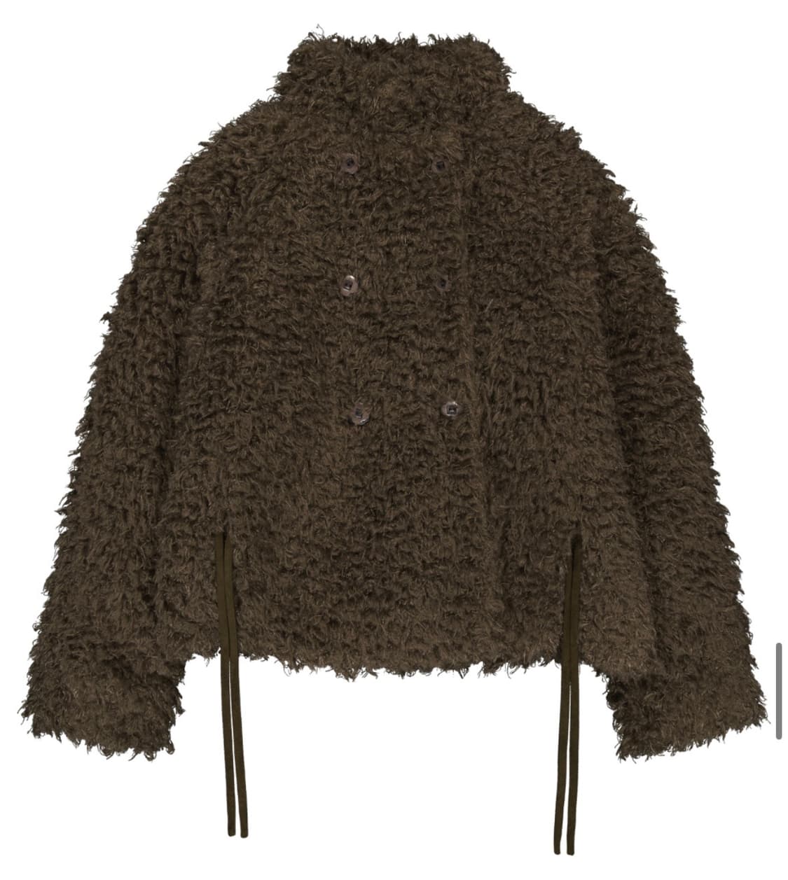 코이세이오 헤어리 퍼자켓 브라운 상품이미지1