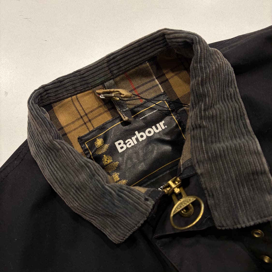 [40] 바버 인터네셔널 포켓 블랙 집업 자켓 D790 상품이미지6