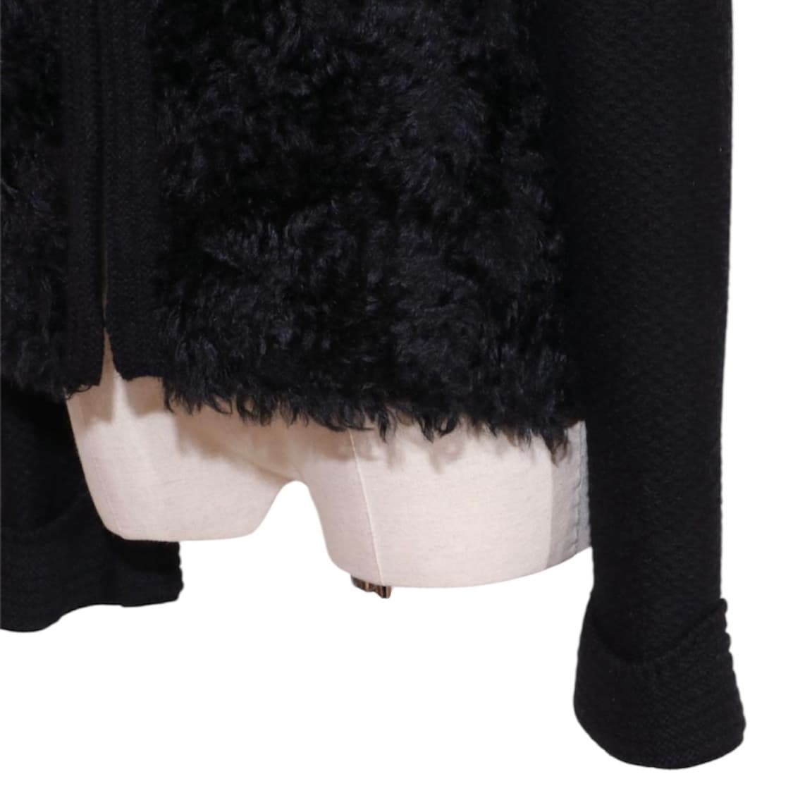 Courreges balck fur detail cardigan  상품이미지4