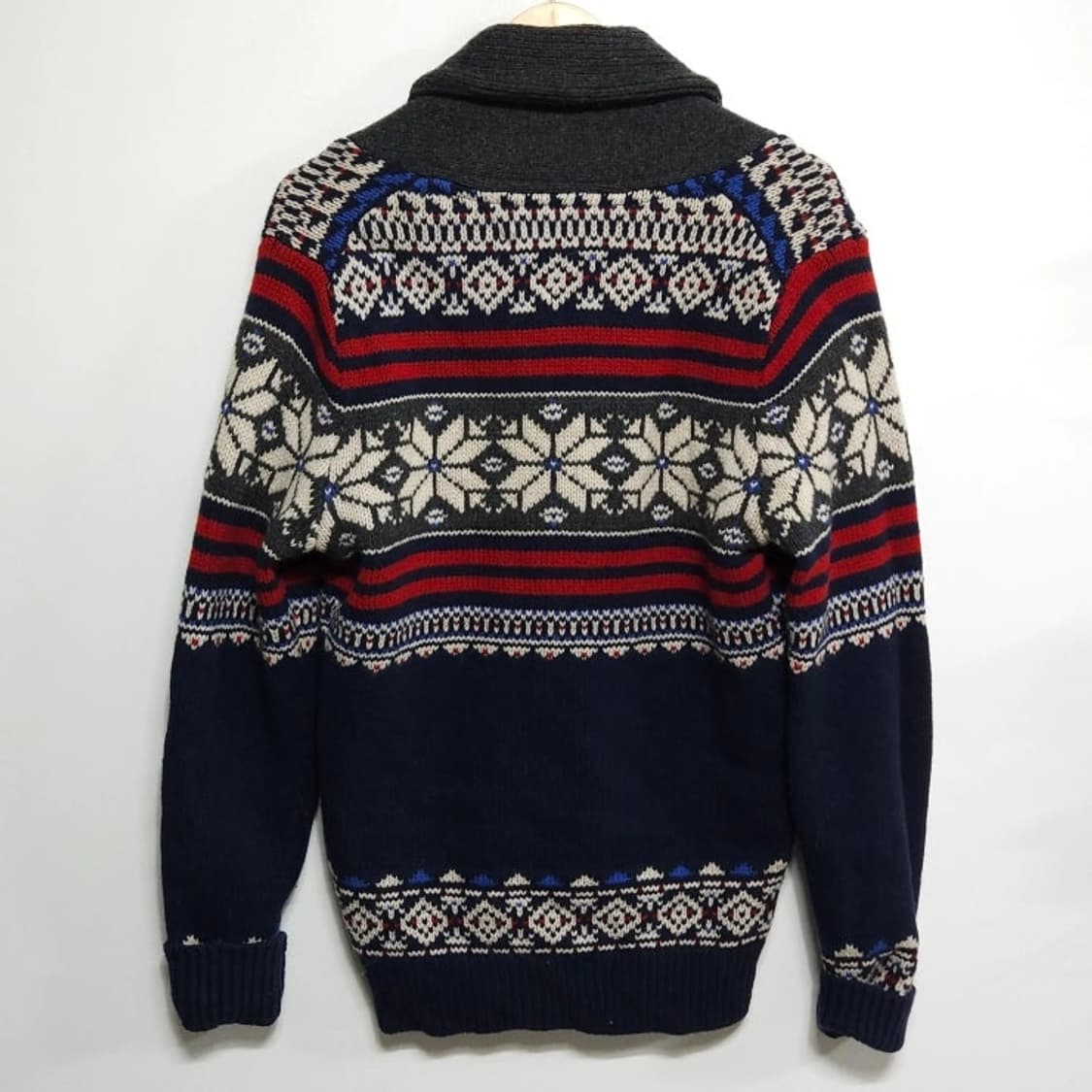 95)Tommy 타미힐피거 노르딕 숄카라 헤비 가디건 상품이미지5