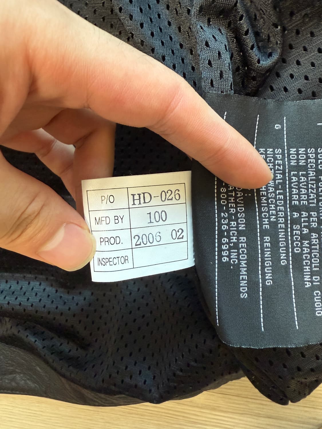 할리데이비슨 휠 레더자켓 XL 상품이미지5