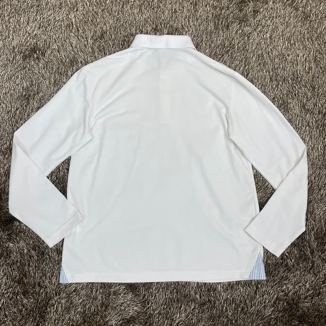 몽클레어 Moncler 화이트 긴팔 카라티 L 상품이미지8