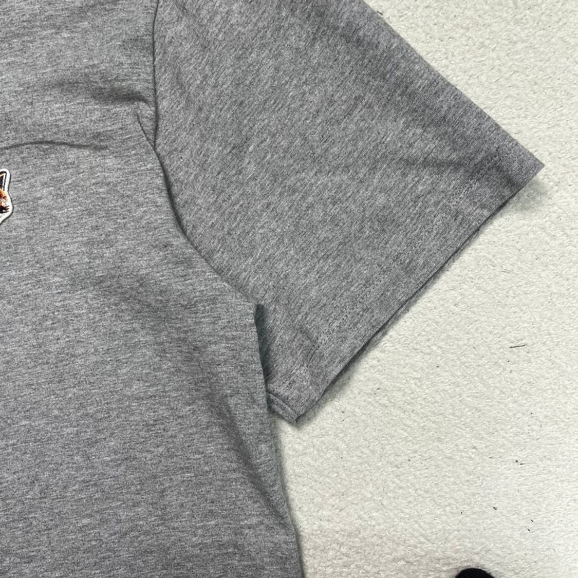 MAISON KITSUNE 폭스헤드 티셔츠 그레이 L 상품이미지4