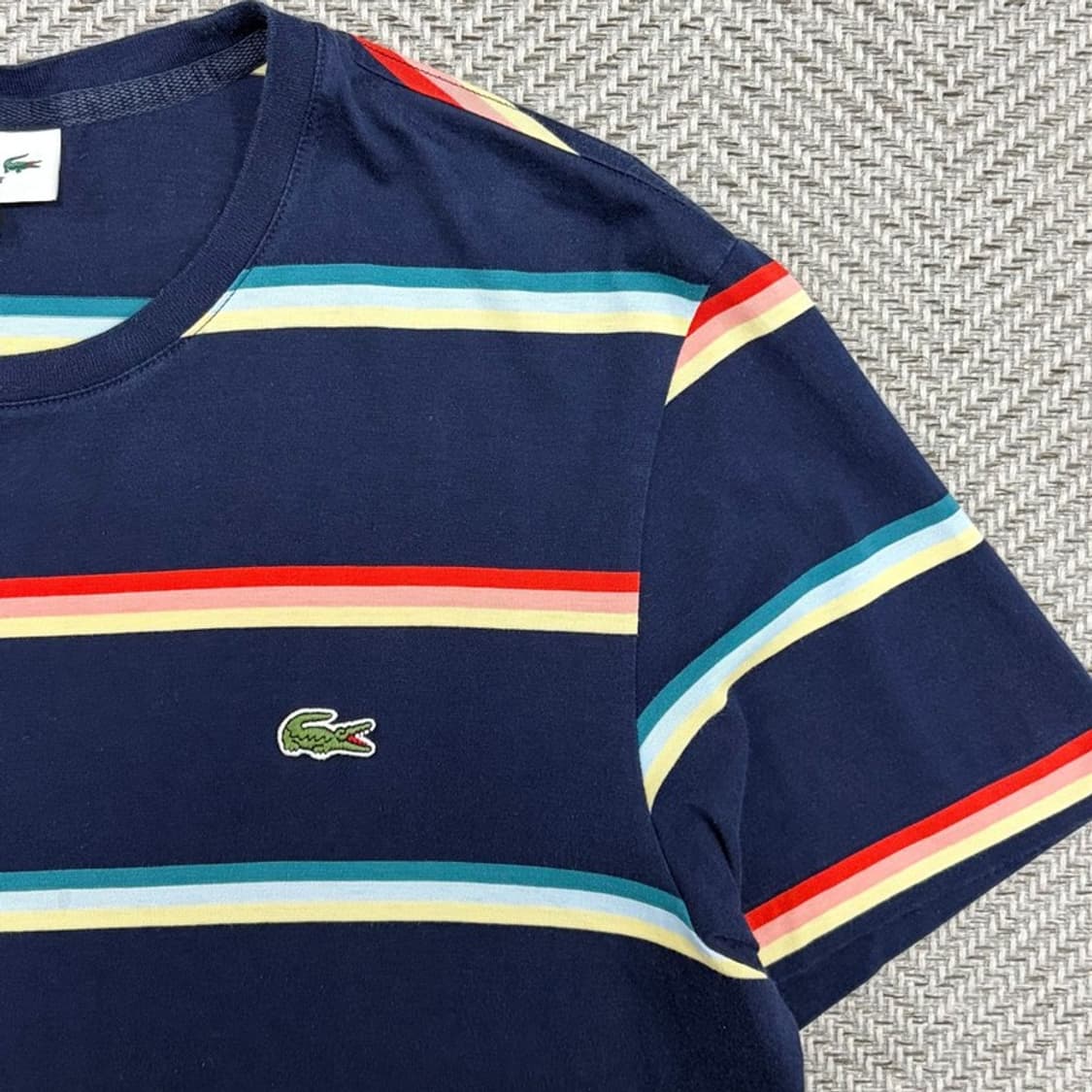 라코스테 단가라 로고 티셔츠 v3096 상품이미지5