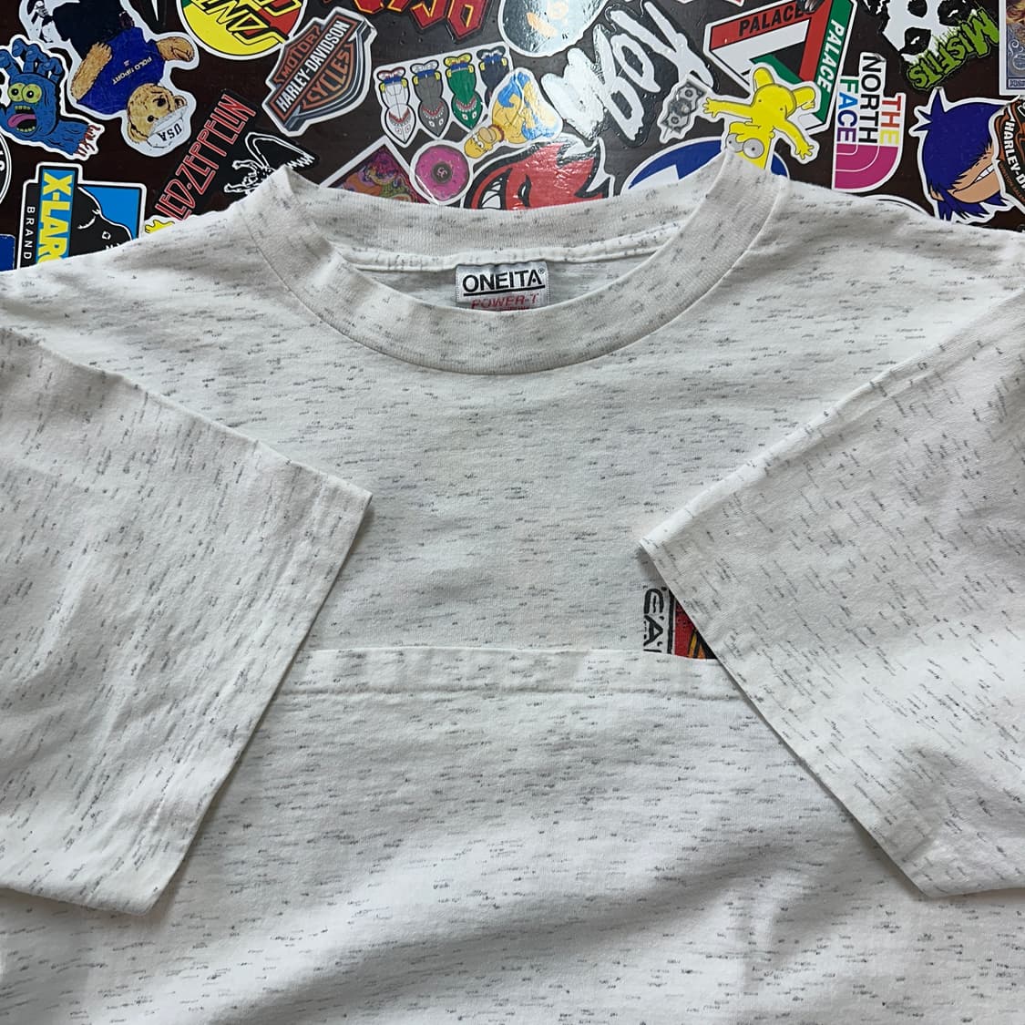 90s USA 오네이타 서핑 야만 빈티지 싱글스티치 티셔츠 L 상품이미지6