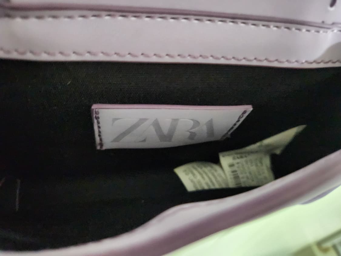 자라 라벤더 미니 크로스백 상품이미지6