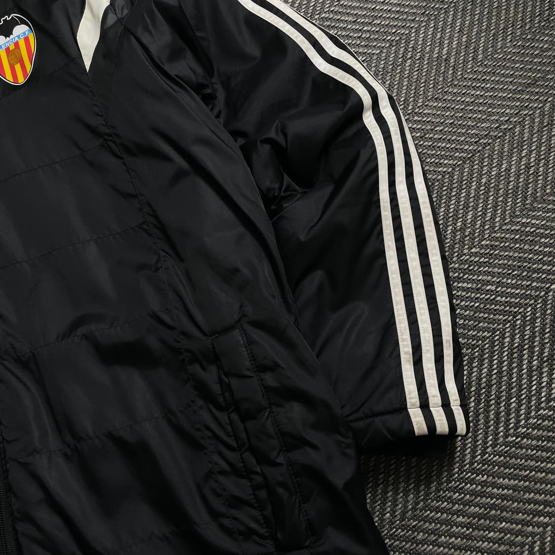 아디다스 FC 발렌시아 삼선 스트라이프 돕바 롱패딩o 4953 상품이미지5