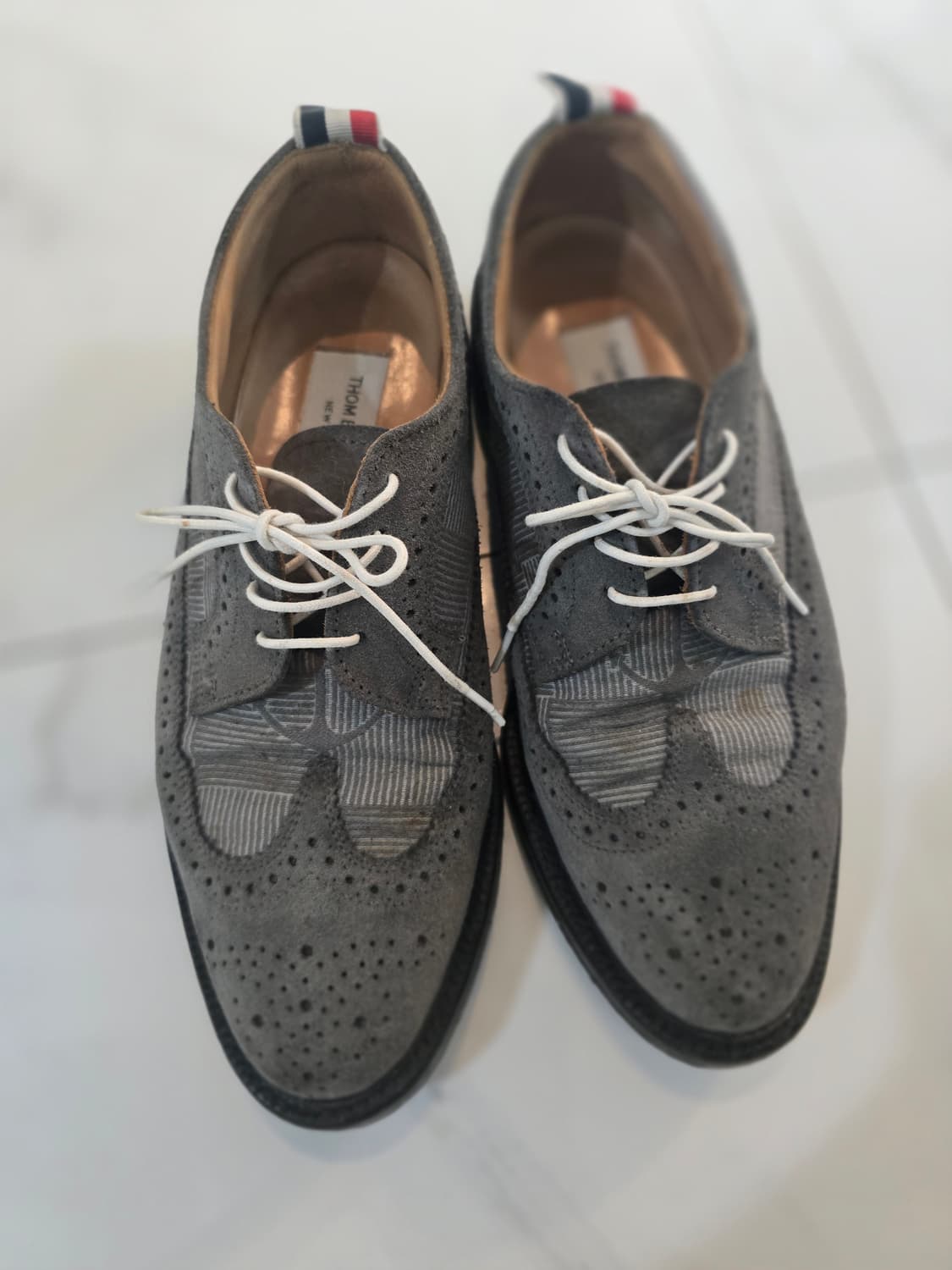 톰브라운 스웨이드 윙팁 슈즈 US7 상품이미지2