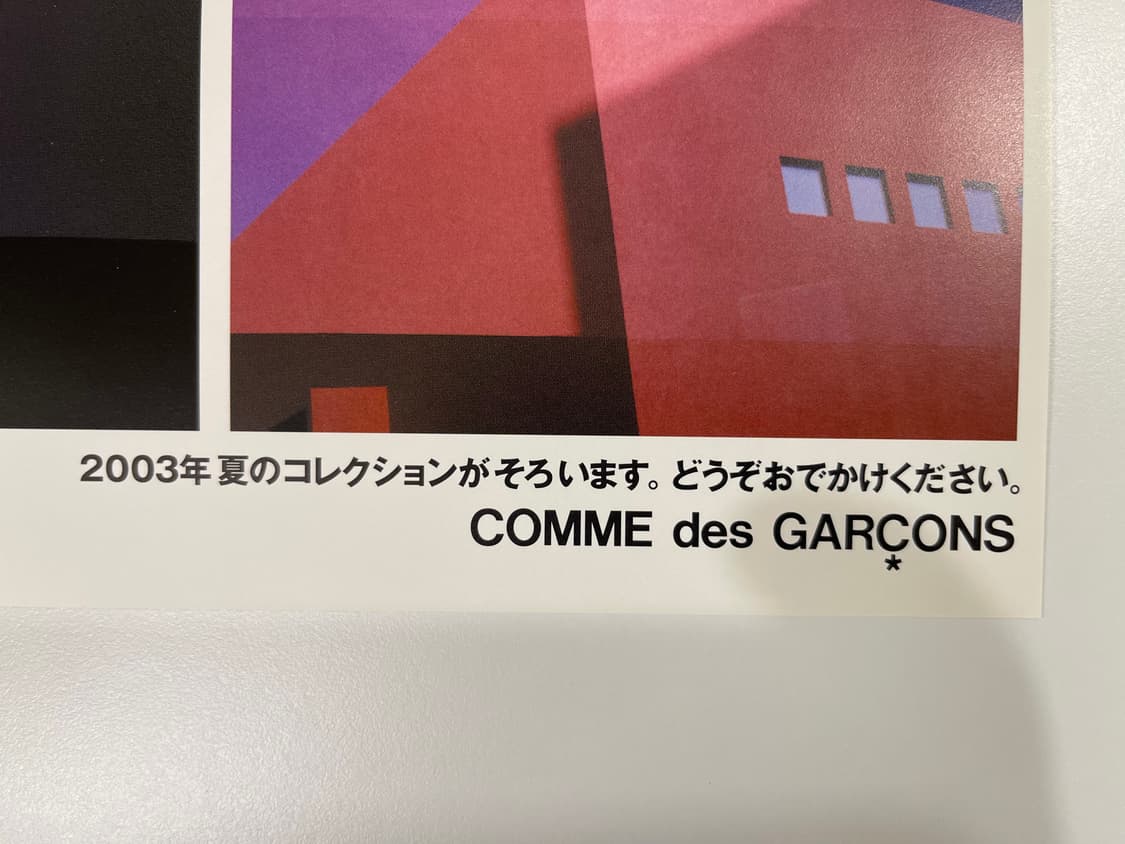 꼼데가르송 COMME des GARCONS 아트 포토 AD2003 상품이미지3