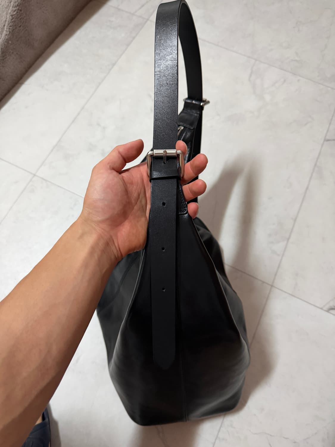 토니웩 풀그레인레더 숄더백 라지 상품이미지9