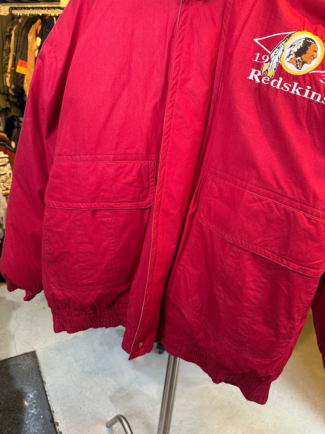 90s NFL 워싱턴 커맨더스 덕 다운 구스 자켓 상품이미지5