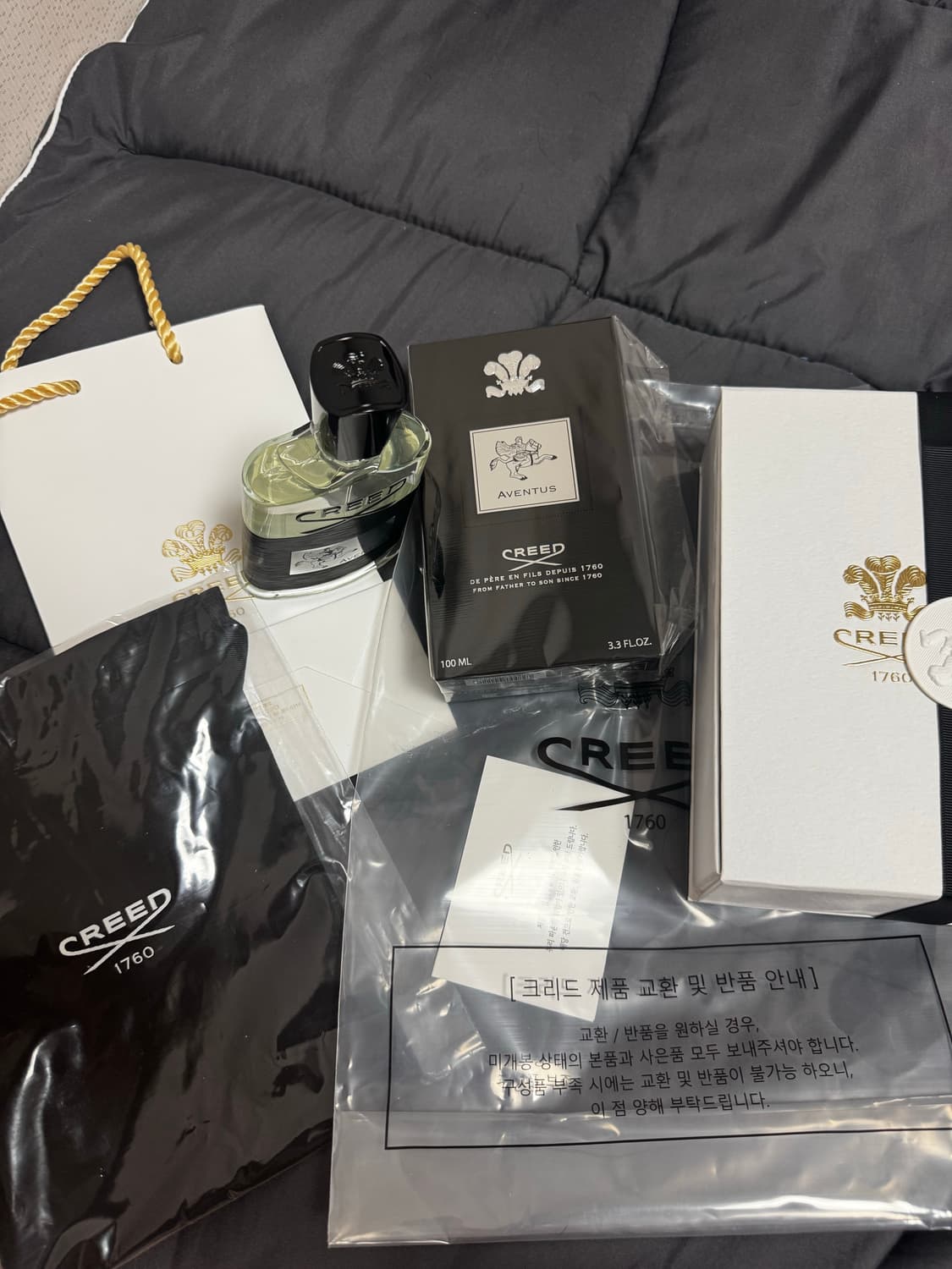 크리드 어벤투스 100ml 백화점새상품 상품이미지1
