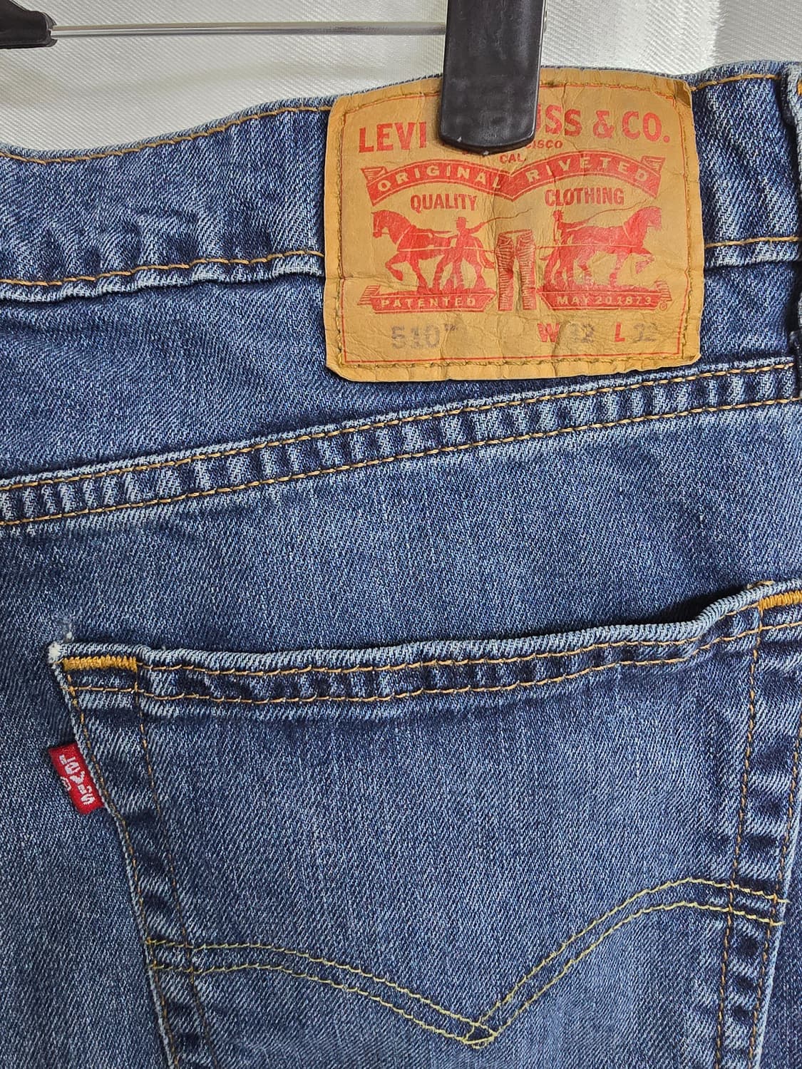 리바이스 510청바지 남성 데님 팬츠 (1818) 상품이미지3