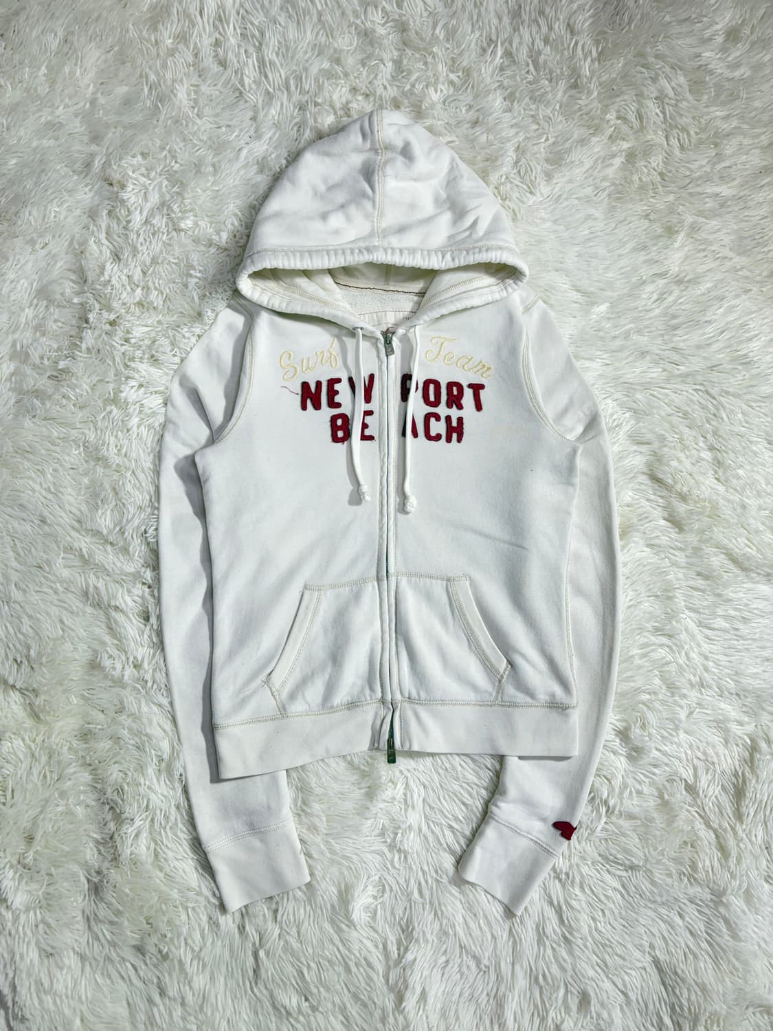 홀리스터 화이트 투웨이 후드집업  상품이미지3