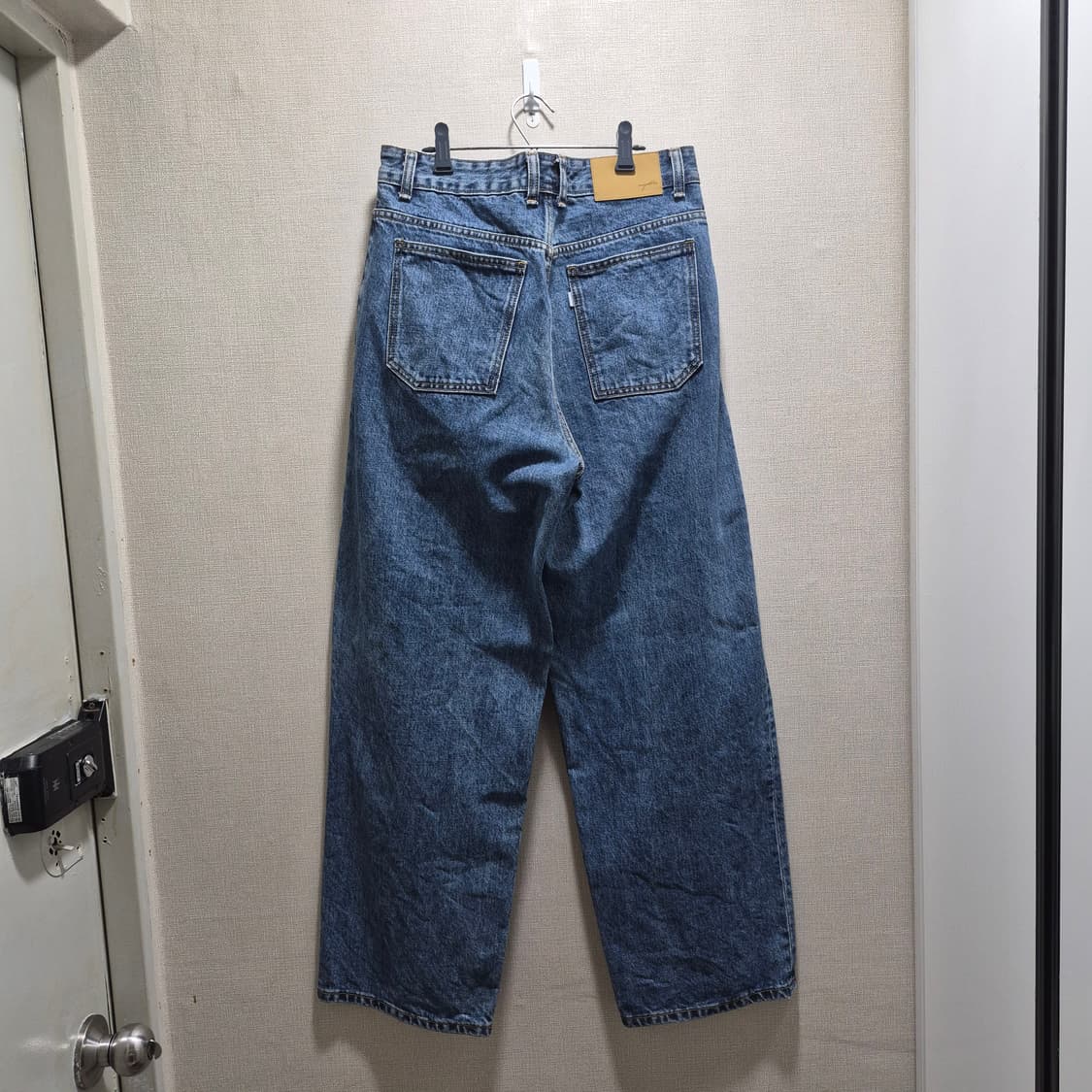 (S) 유스 youth 스트럭쳐 와이드 데님 팬츠 W30 L30 상품이미지6