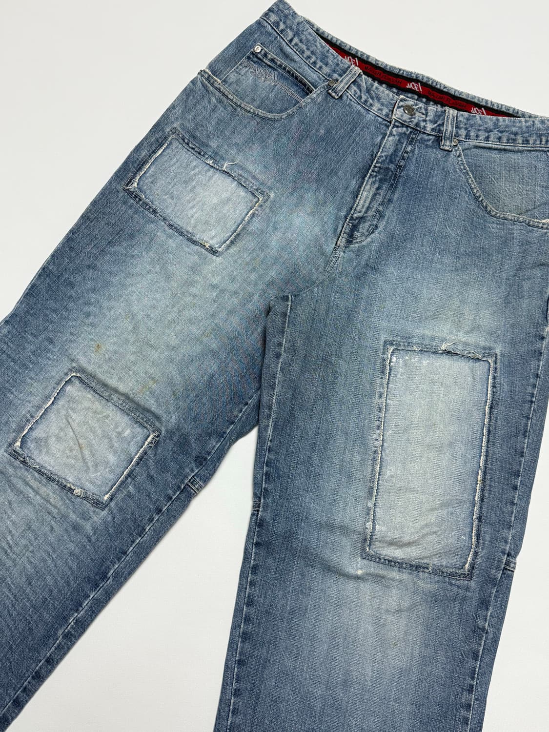 빈티지 패치워크 데님 팬츠  상품이미지3