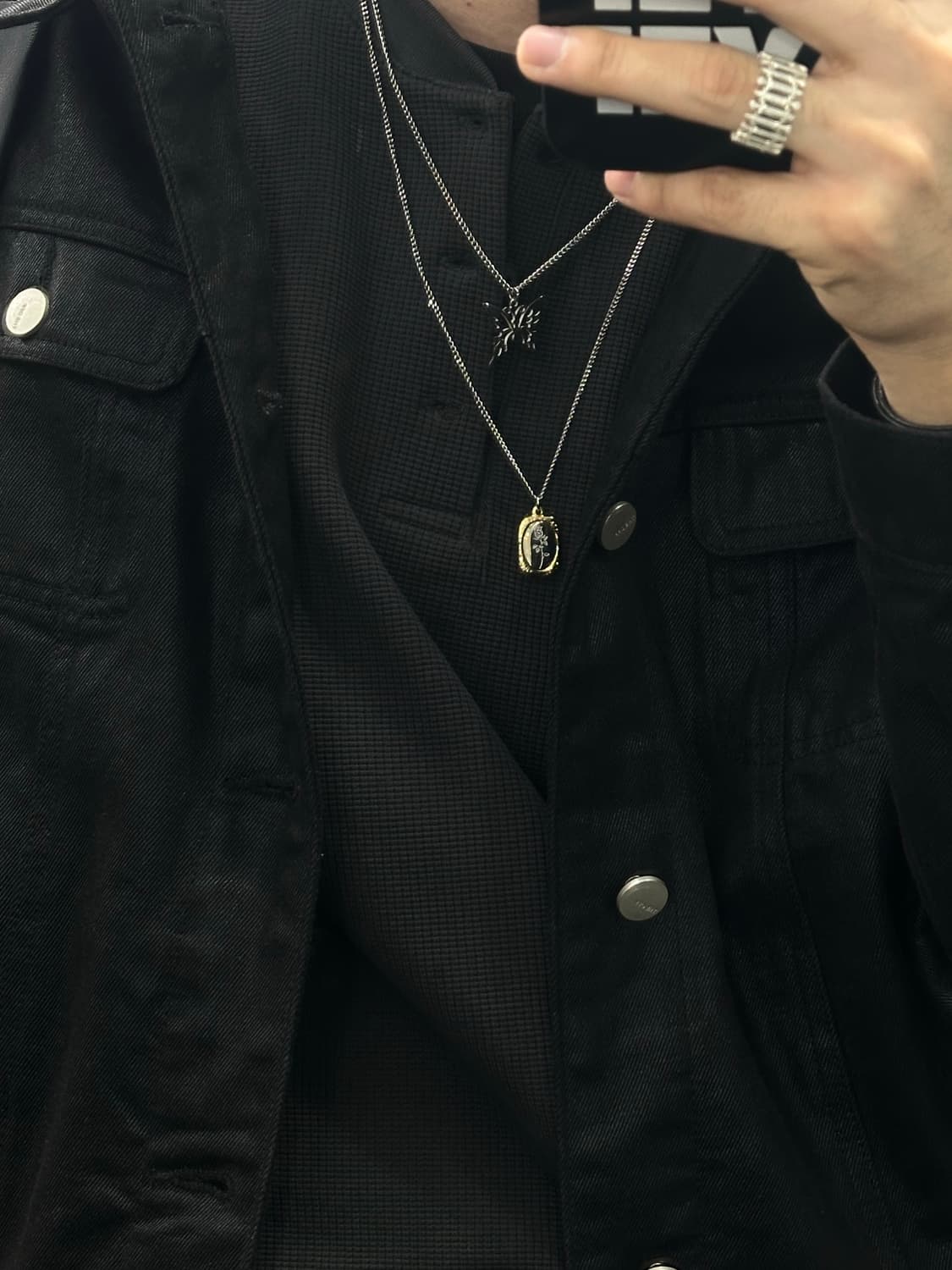 Rose in mirror - 거울안 장미 목걸이 상품이미지3