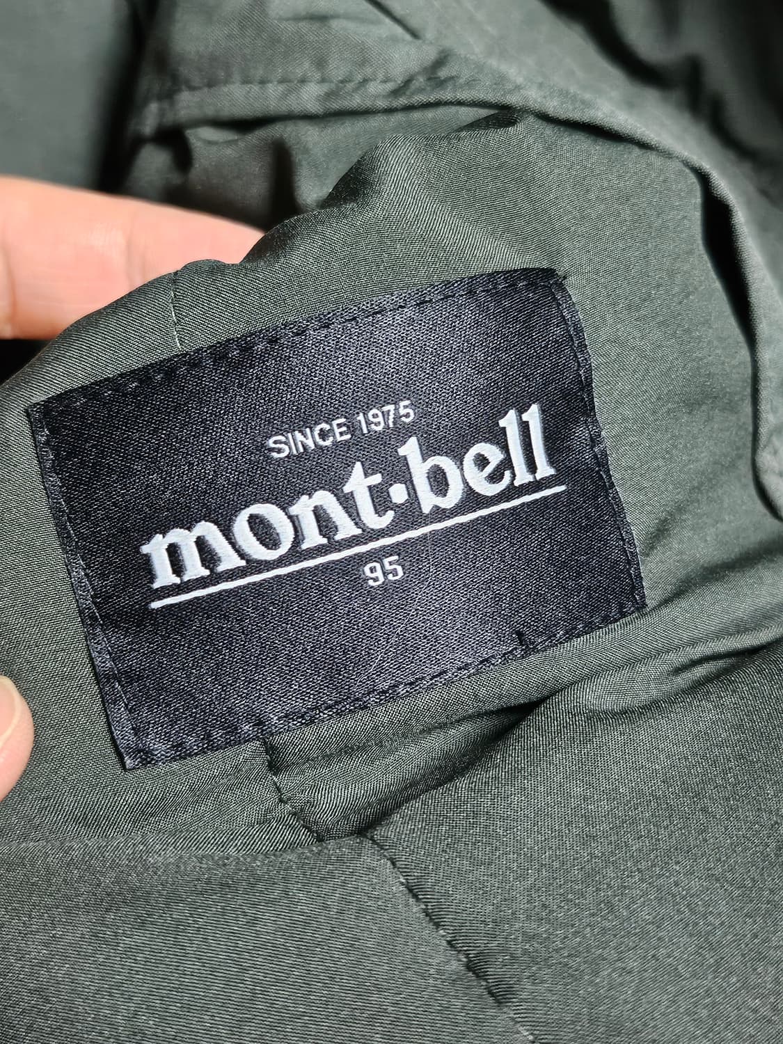몽벨 패딩 자켓 카키 95 상품이미지3