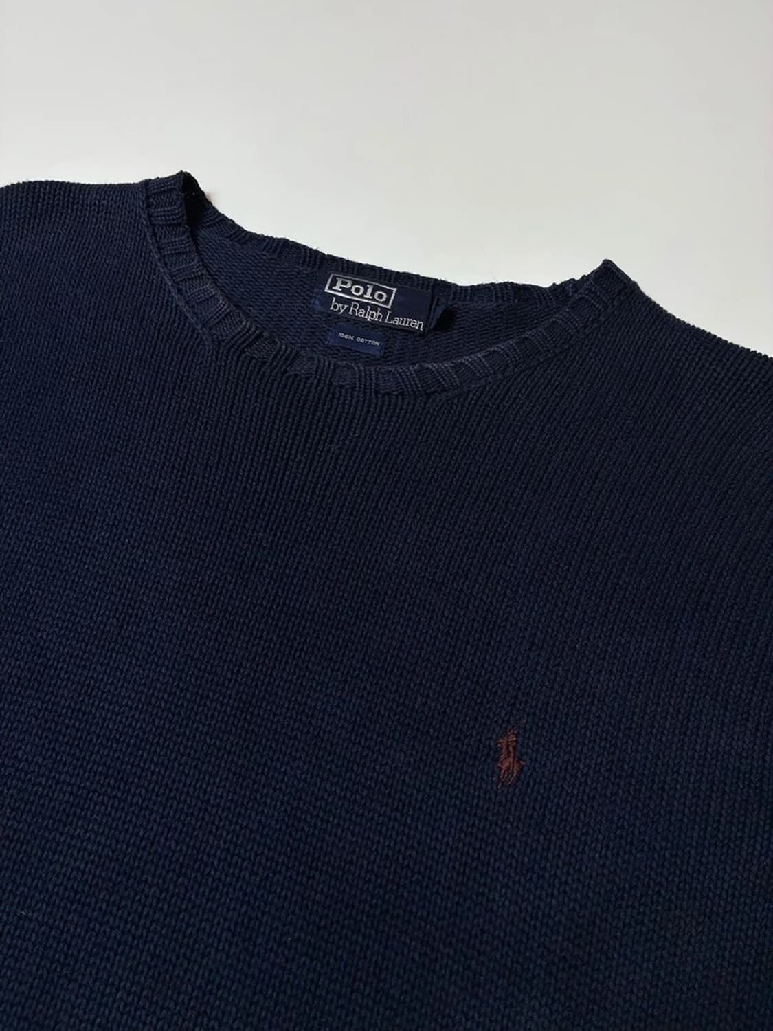 폴로 랄프로렌 90's 재팬 짜임 코튼 니트 PN8213 상품이미지2
