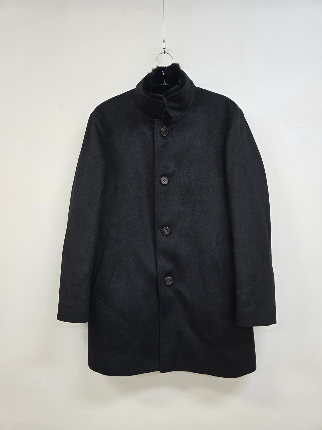 니나리치 원단 캐시미어 100% 머스크랫 퍼내피 맞춤 코트 상품이미지2