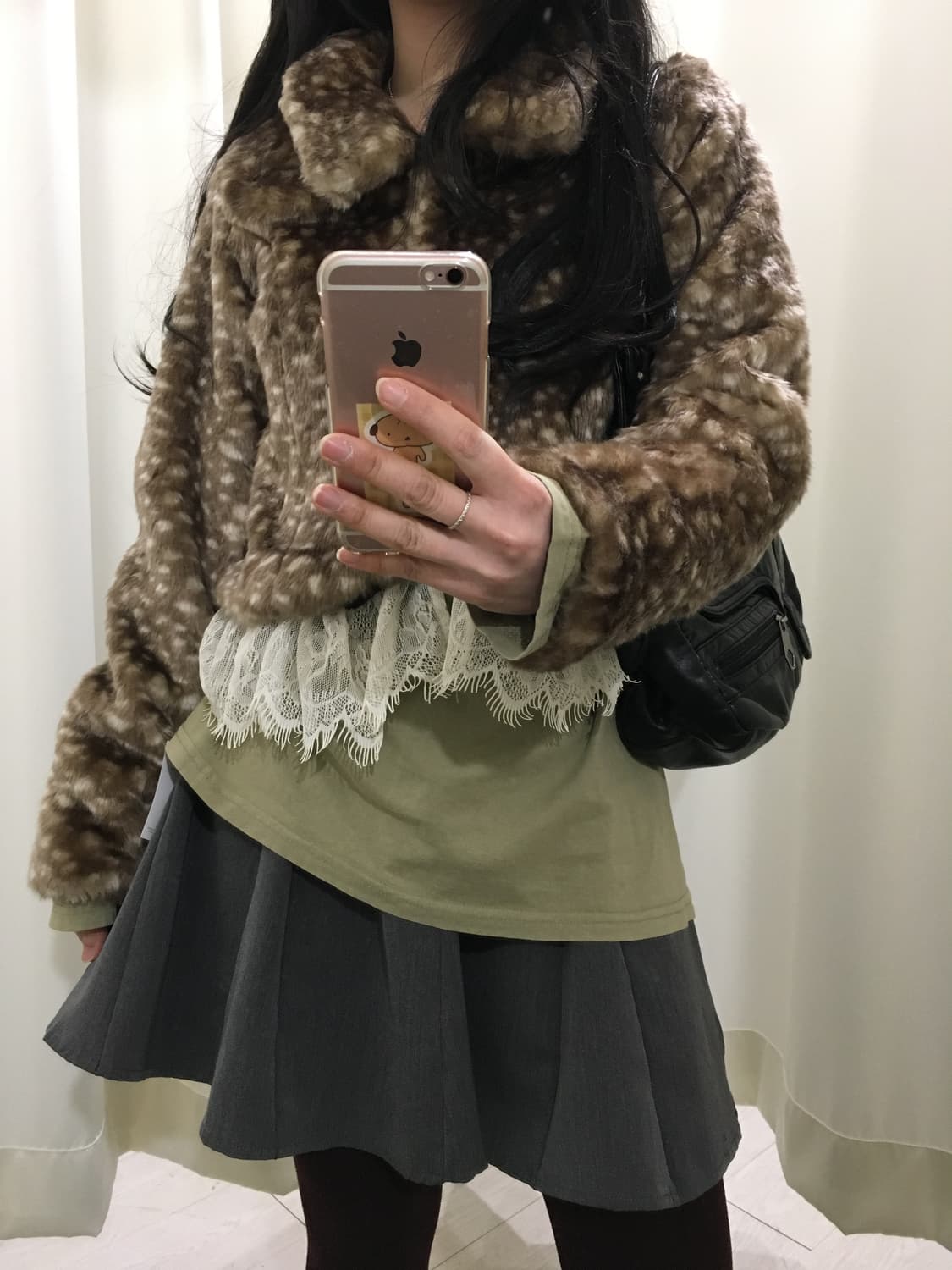 cornflake bambi fur jacket (갸루,y2k) 상품이미지4