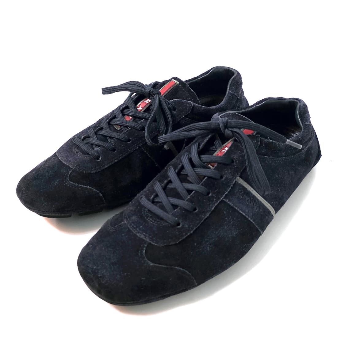 [UK5.5] 프라다 몬테 카를로 스웨이드 슈즈 다크 네이비 상품이미지3