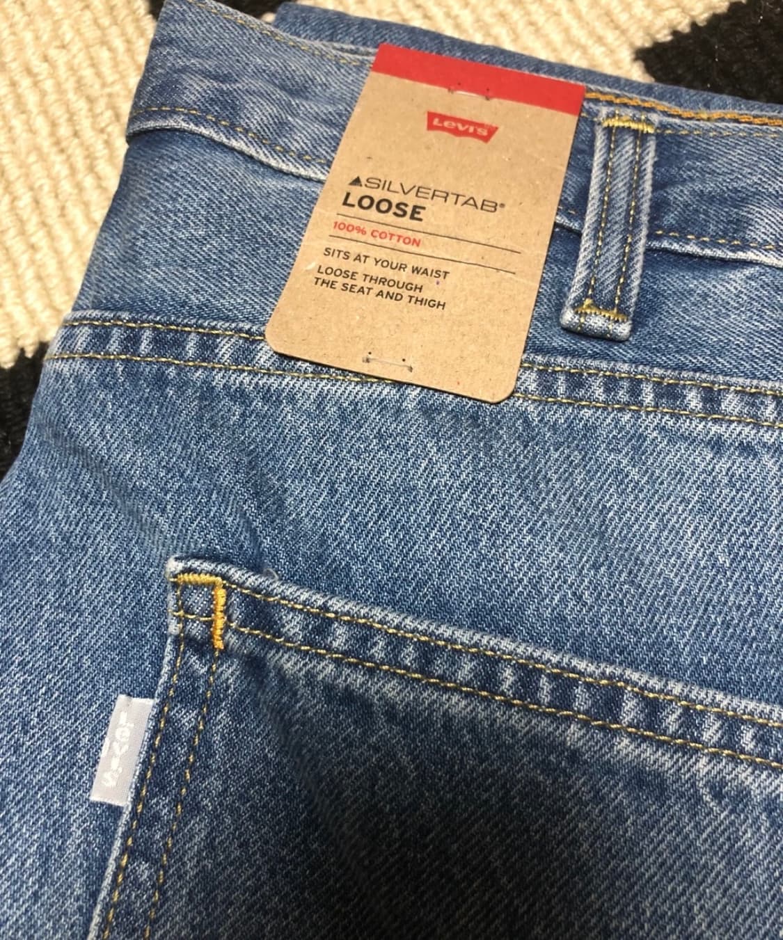 리바이스 실버탭 루즈핏 데님  상품이미지5