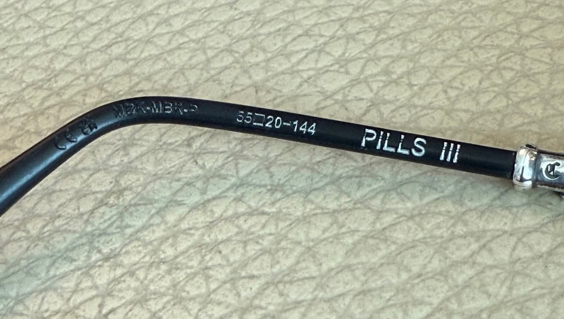 크롬하츠 필스3 블랙/실버 무테안경 상품이미지9