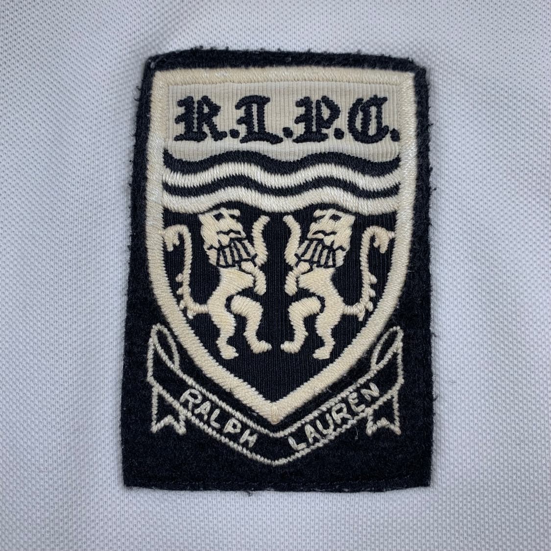 폴로 랄프로렌 R.L.P.C 패치로고 화이트 카라 티셔츠 상품이미지3