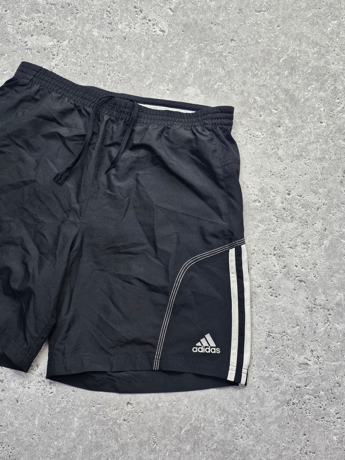 아디다스 삼선 스티키 블랙 트랙팬츠 바람막이 반 바지 상품이미지3