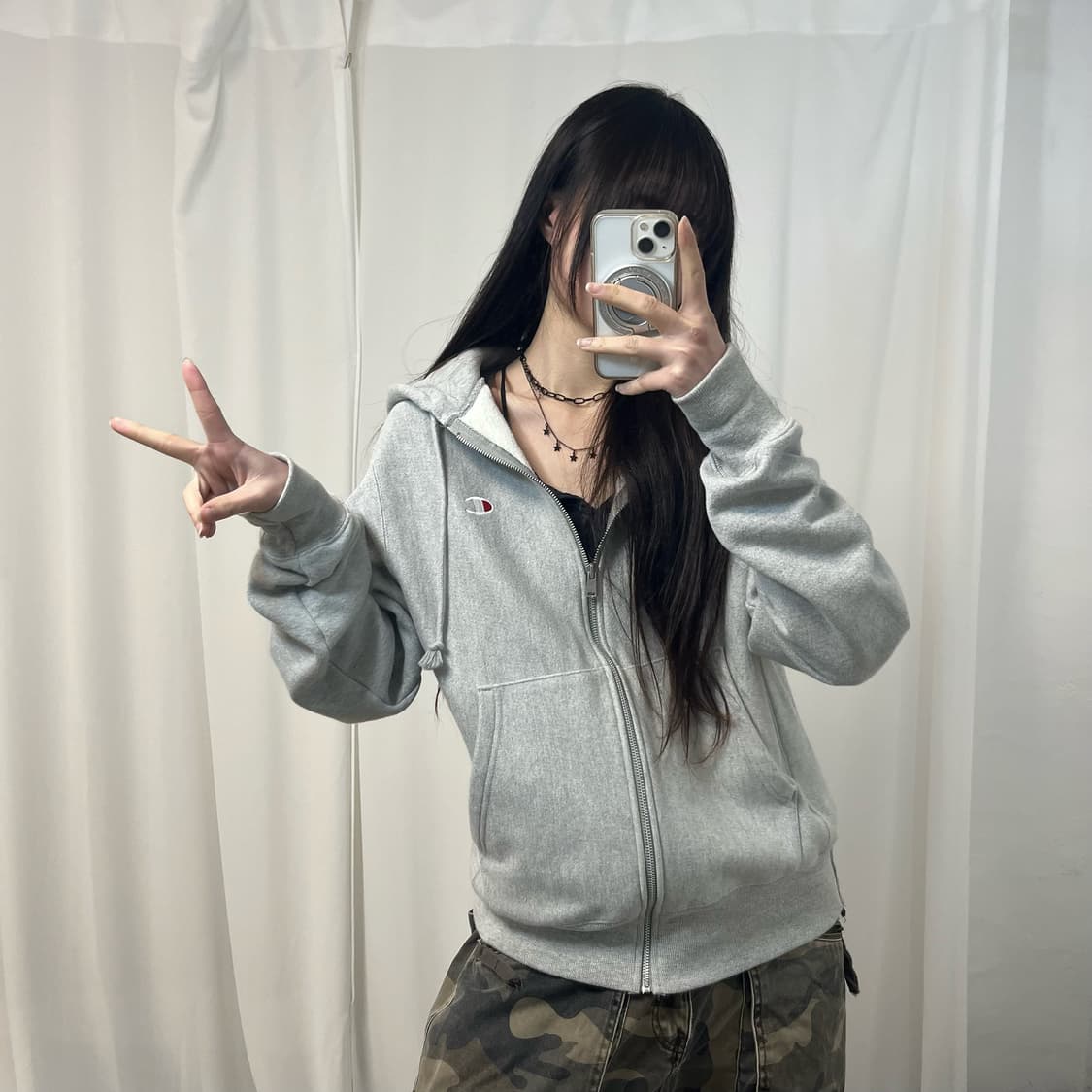 Champion Reverse Weave Hood Zip-Up 상품이미지2