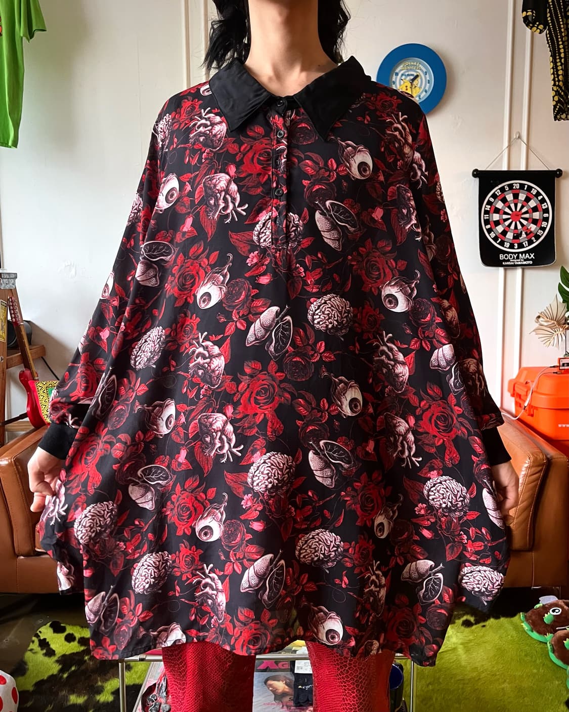 Drug Honey Grotesque Graphic Blouse 상품이미지3