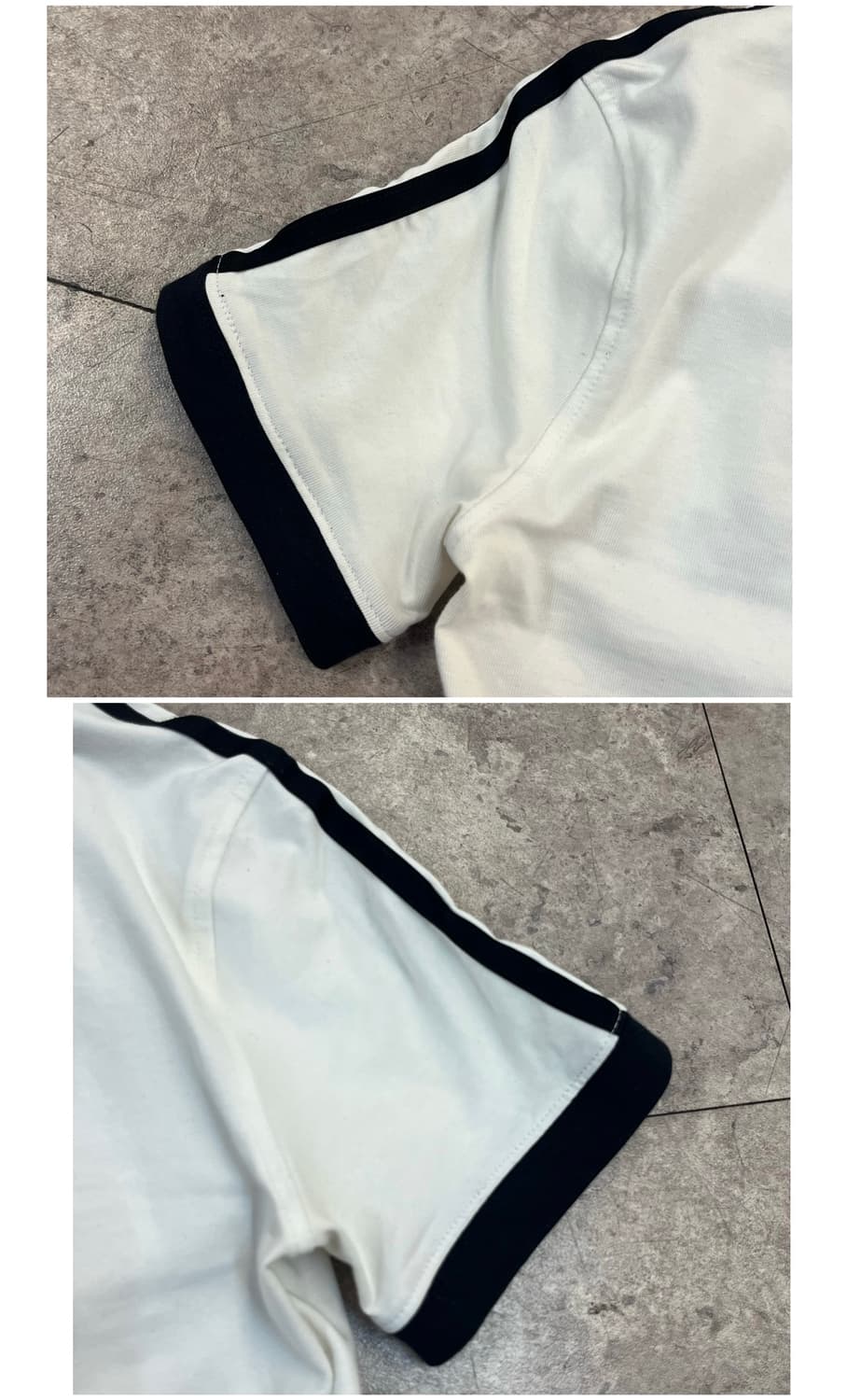 아디다스 브이넥 슬림핏 반팔티 화이트 S #csz3911 상품이미지10