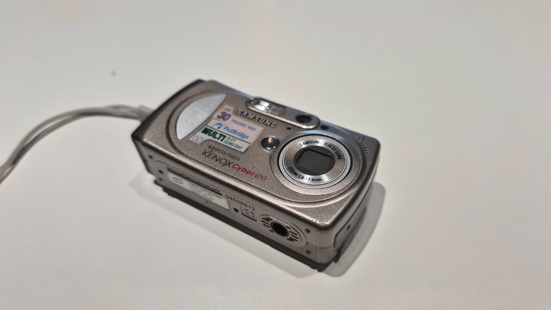 작례O 필름 감성 삼성 케녹스 사이버 400 디지털카메라 빈티지 디카 상품이미지7