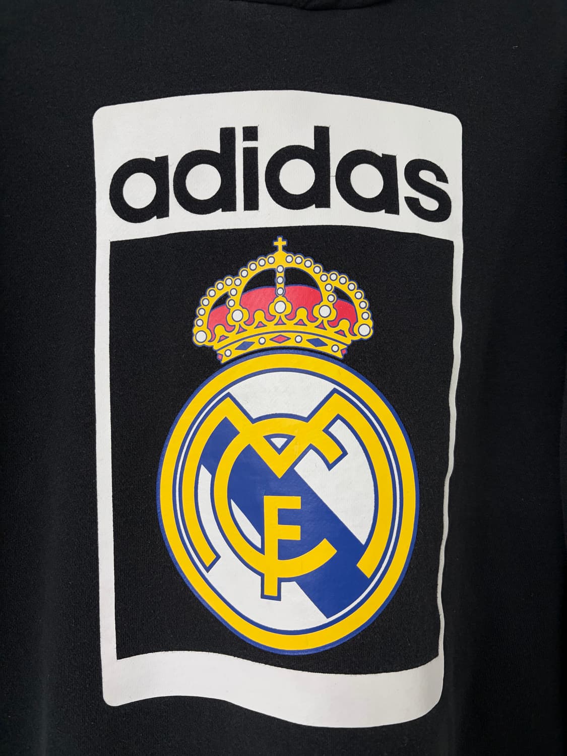 아디다스 레알마드리드 기모 후드 블랙 100 상품이미지3