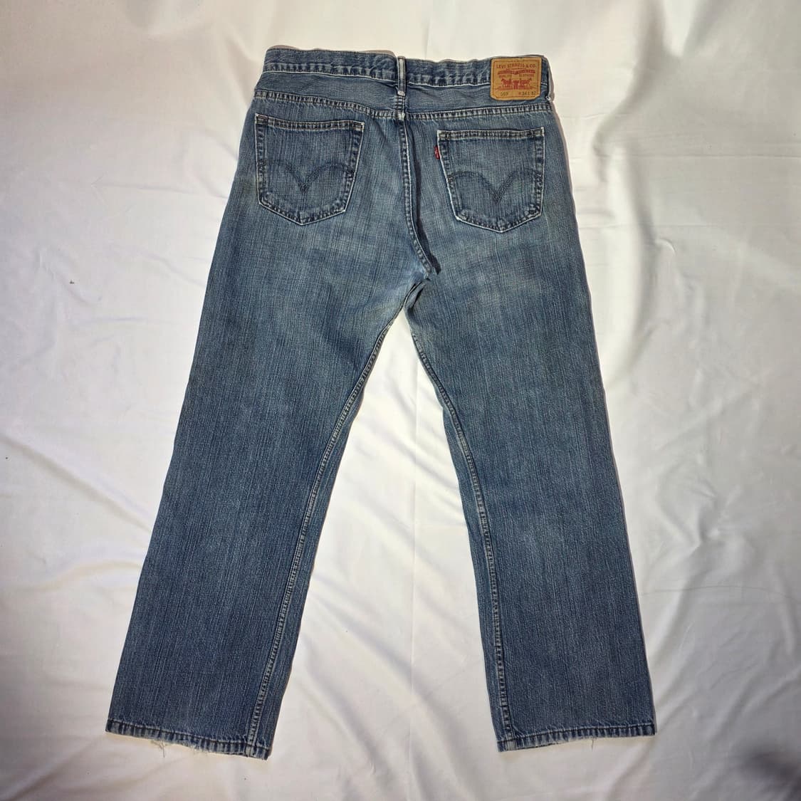 [W34L32]00s 리바이스 569 루즈 스트레이트핏 데님팬츠 상품이미지5